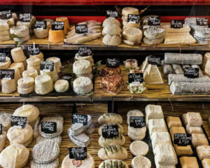 Cheese shop in Paris
