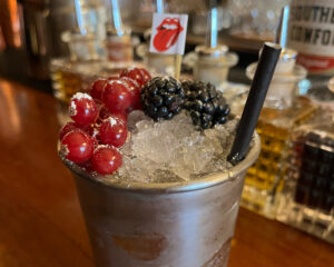 An iced drink in a pub