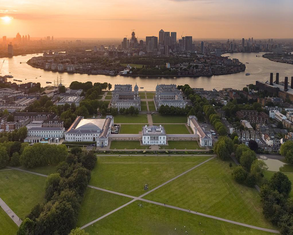 View of the River Thames in Greenwich