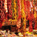 Barcelona Spain Food Market