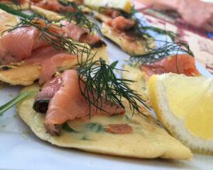 Salmon Aperitif in Marseille