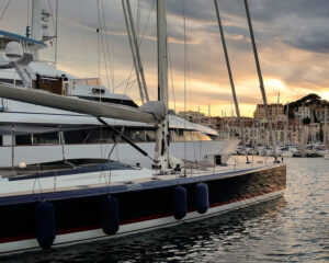 Boat in Cannes Port