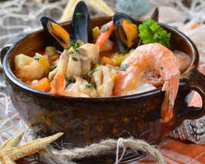 Image of a bowl of sea food in Marseille Marseille - Taste of Provence Walking Food Tour