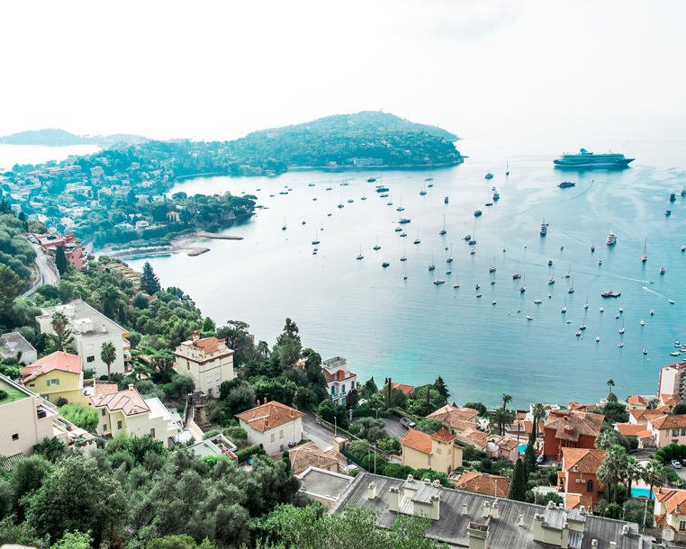 coast view of Nice, France