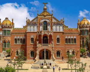 Pavilion Building Barcelona Spain