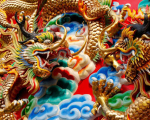 Bangkok Temple - closeup image