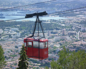 Cable car in Toulon