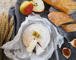 French baguette and cheese in Marseille