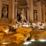 Rome - Fontana di Trevi during the night