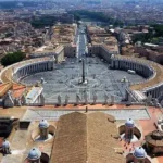 Rome view from Saint Peter's Basilica