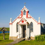 Orkney Islands - church outside