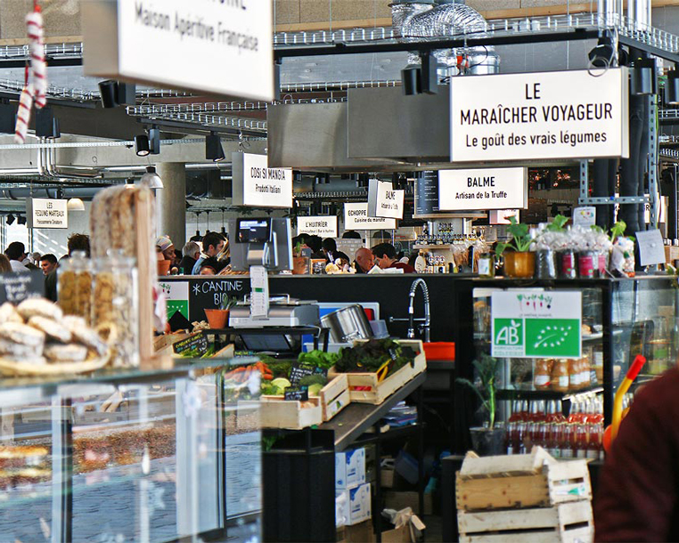 Les Halles Bordeaux - market