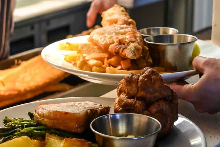 London fish and chips
