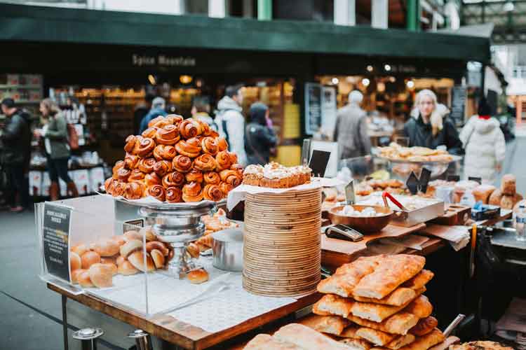 London Borough Market food